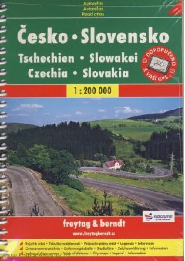 autor neuvedený - AA Česká/ Slovenská rep  1:200 000  F+B