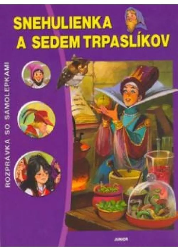 autor neuvedený - Snehulienka a sedem trpaslíkov + samolepky