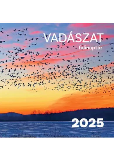Vadászat falinaptár 2025