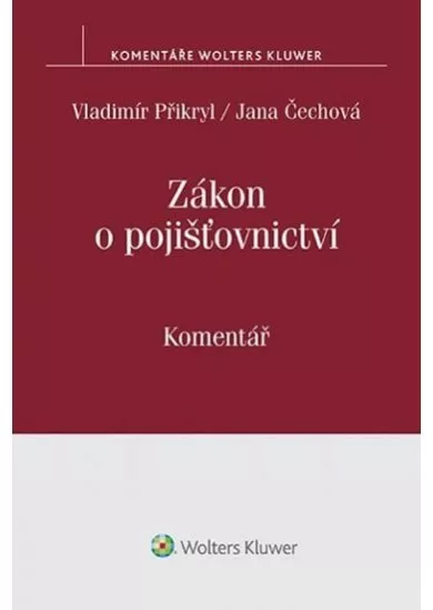Zákon o pojišťovnictví: Komentář