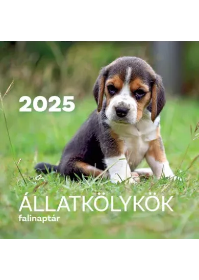 Állatkölykök falinaptár 2025