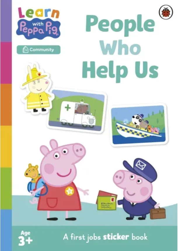  Peppa Pig - Learn with Peppa: People Who Help Us Sticker activity book