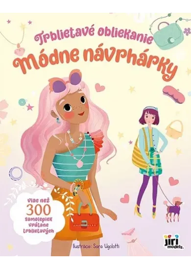 Módne návrhárky - Trblietavé obliekanie - viac než 300 samolepiek vrátane trblietavých