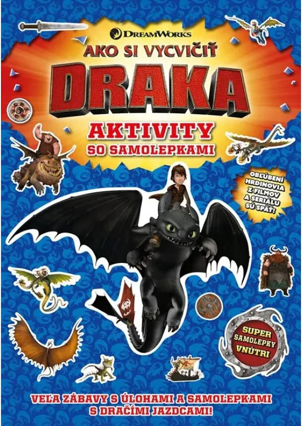 Ako si vycvičiť draka - Aktivity so samolepkami
