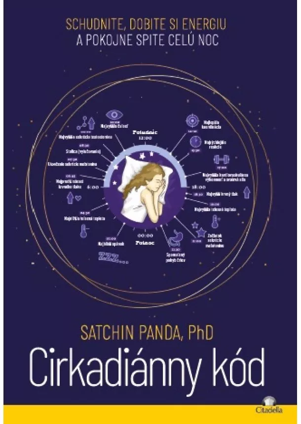 Satchin Panda - Cirkadiánny kód - Schudnite, dobite si energiu a transformujte svoje zdravie od rána do polnoc