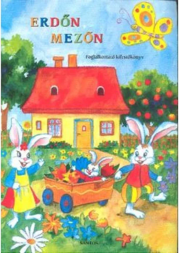 Foglalkoztató Könyv - Erdőn-mezőn /Foglalkoztató kifestőkönyv