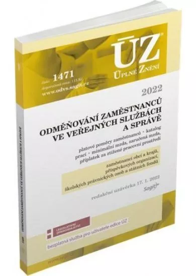 ÚZ 1471 Odměňování zaměstnanců ve veřejných službách a správě