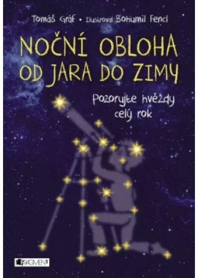 Noční obloha od jara do zimy