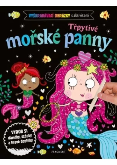 Vyškrabávací obrázky s aktivitami – Třpytivé mořské panny