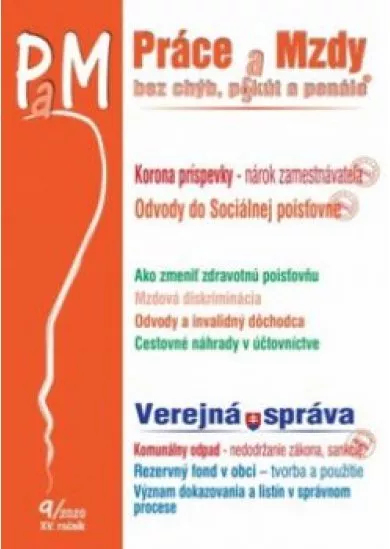 Práce a mzdy 9 2020 - Korona príspevky – nárok zamestnávateľa, Odvody do Sociálnej poisťovne