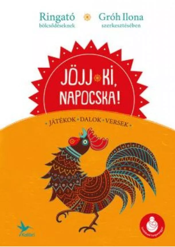Gróh Ilona - Jöjj ki, napocska! - Játékok, versek, dalok bölcsődéseknek - Ringató antológia (új kiadás)