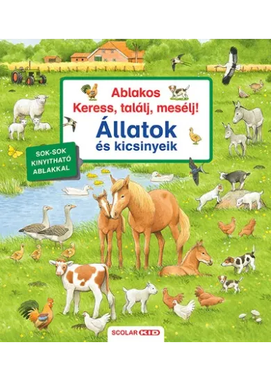 Ablakos Keress, találj, mesélj! - Állatok és kicsinyeik