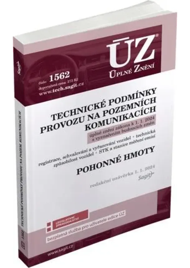 ÚZ 1562 Technické podmínky provozu na pozemních komunikacích, Pohonné hmoty