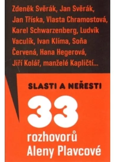 Slasti a neřesti - Třiatřicet rozhovorů Aleny Plavcové