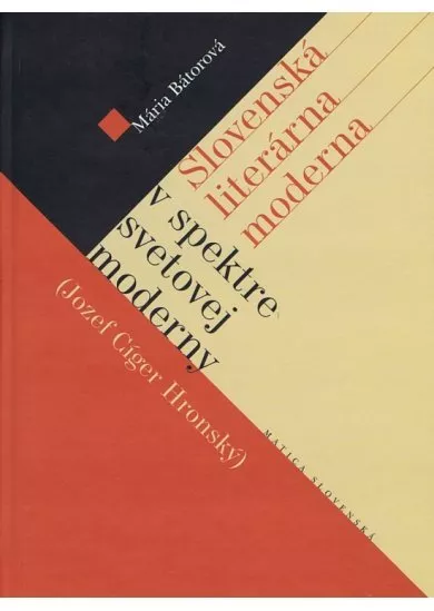 Slovenská literárna moderna v spektre svetovej moderny (J.C.Gronský)