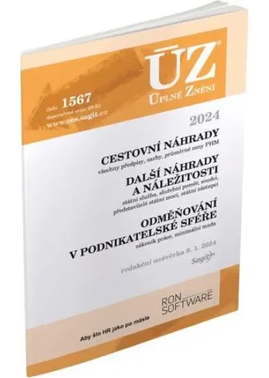 ÚZ 1567 Cestovní náhrady