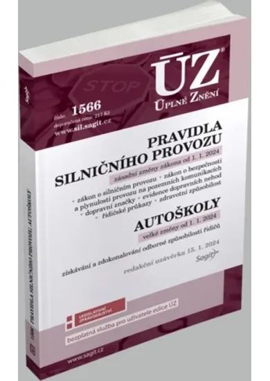ÚZ 1566 Pravidla silničního provozu