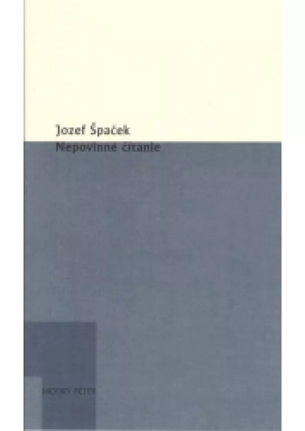 Jozef Špaček - Nepovinné čítanie
