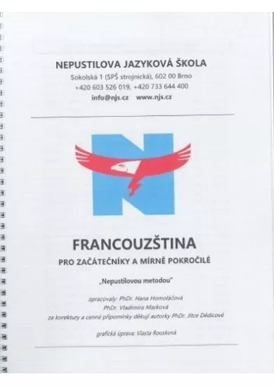 Francouzština - Nepustilova metoda - pro začátečníky a mírně pokročilé