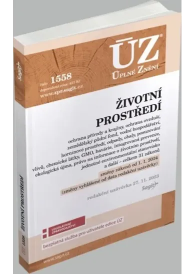 ÚZ 1558 Životní prostředí
