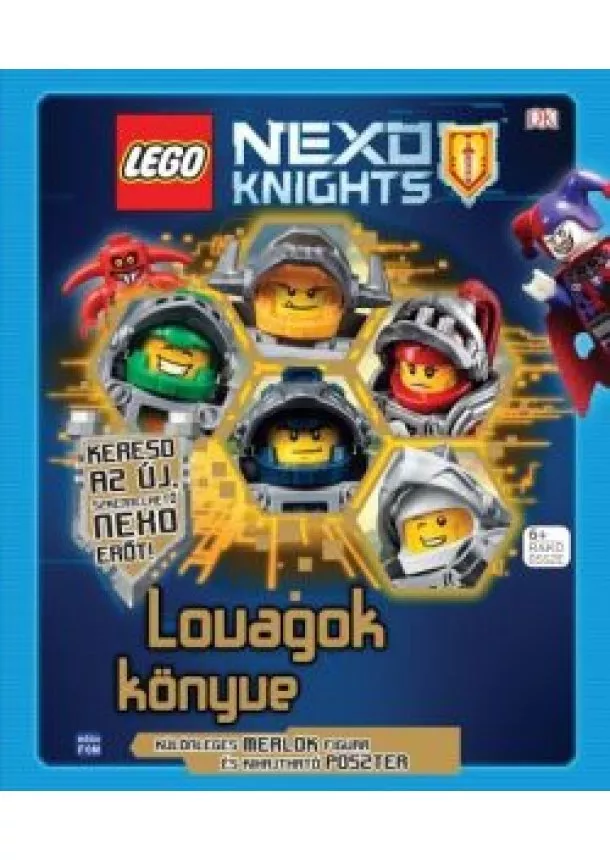 LEGO - Lego Nexo Knights: Lovagok könyve /Különleges Merlok figura és kihajtható poszter