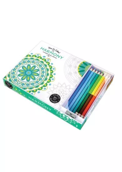 Vive Le Color Harmony Coloring Book & Pencils