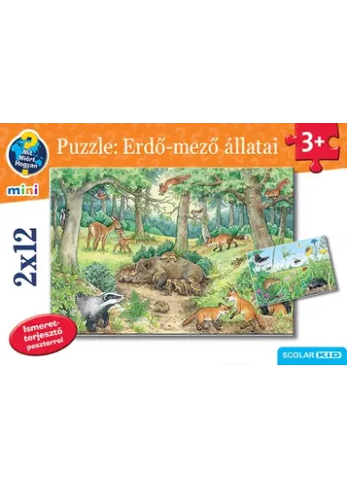 Puzzle: Erdő-mező állatai
