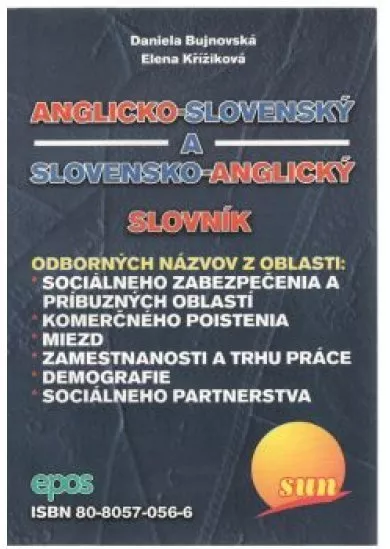 Anglicko-slovenský a slovensko-anglický slovník