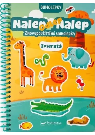 Gumolepky Zvieratá - Nalep, odlep, nalep!