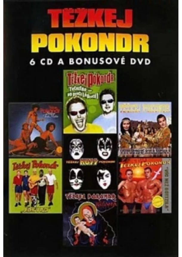Těžkej Pokondr - Těžkej Pokondr - Best of - 6CD/DVD