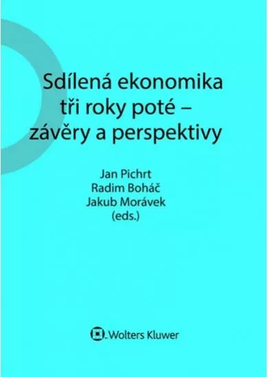 Sdílená ekonomika tři roky poté - závěry a perspektivy