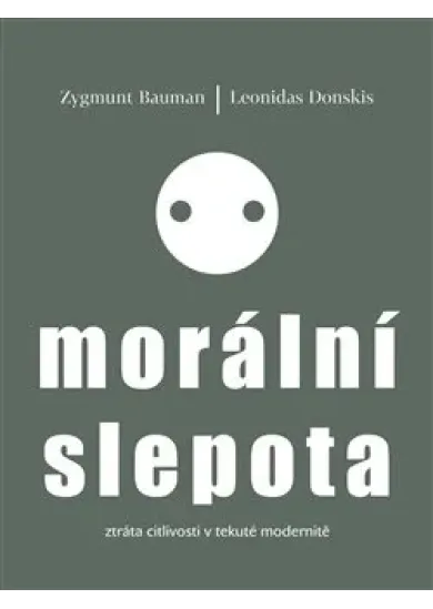 Morální slepota - Ztráta citlivosti v tekuté modernitě