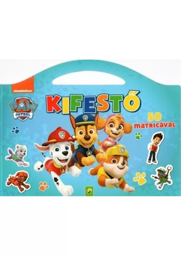 Kifestő - Mancs Őrjárat: Kifestő - 50 matricával