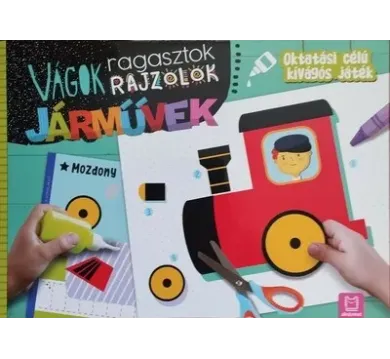 Vágok, ragasztok, rajzolok - Járművek