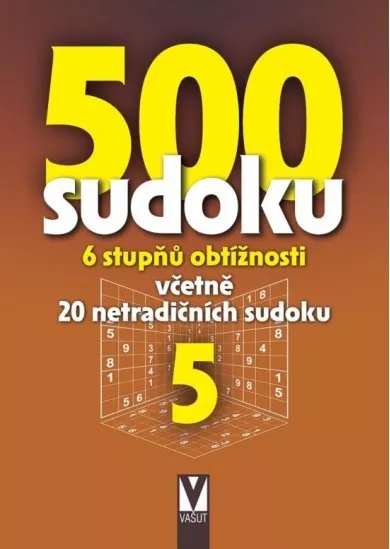 500 sudoku 5 - 6 stupňů obtížnosti včetně 20 netradičných