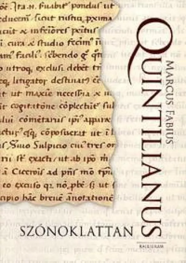 Quintilianus, Marcus Fabius - Szónoklattan