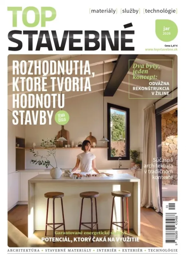 Top stavebné materiály, služby, technológie jar 2026
