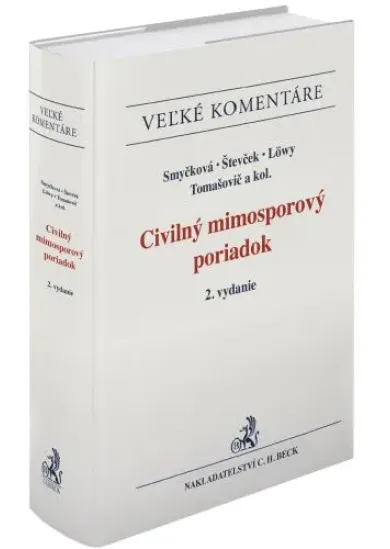 Civilný mimosporový poriadok. Komentár (2. vydanie)