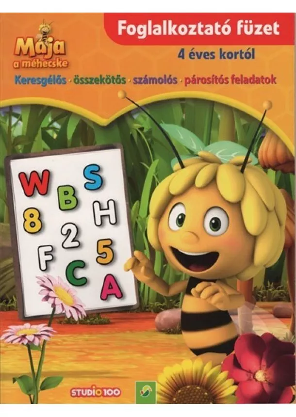 Foglalkoztató - Maja a méhecske: Foglalkoztató füzet - 4 éves kortól
