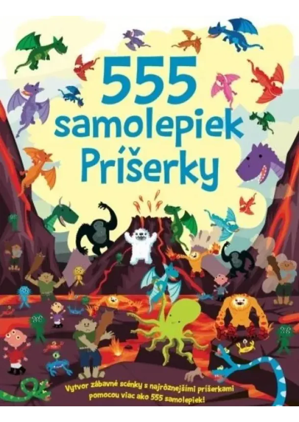 autor neuvedený - 555 samolepiek - Príšerky