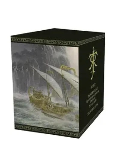 Tolkien BOX - loď I (5x kniha) - Hobit, Společenstvo prstenu, Dvě věže, Návrat krále, Silmarilion