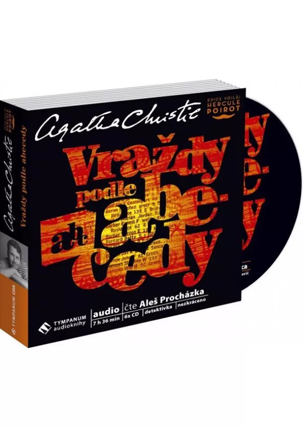 Agatha Christie, Tympanum - Vraždy podle abecedy - 6audio CD (čte Aleš Procházka)