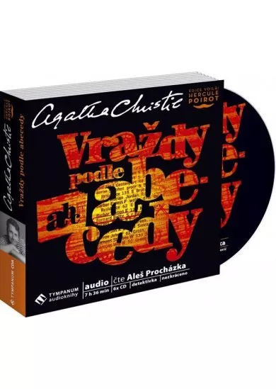 Vraždy podle abecedy - 6audio CD (čte Aleš Procházka)