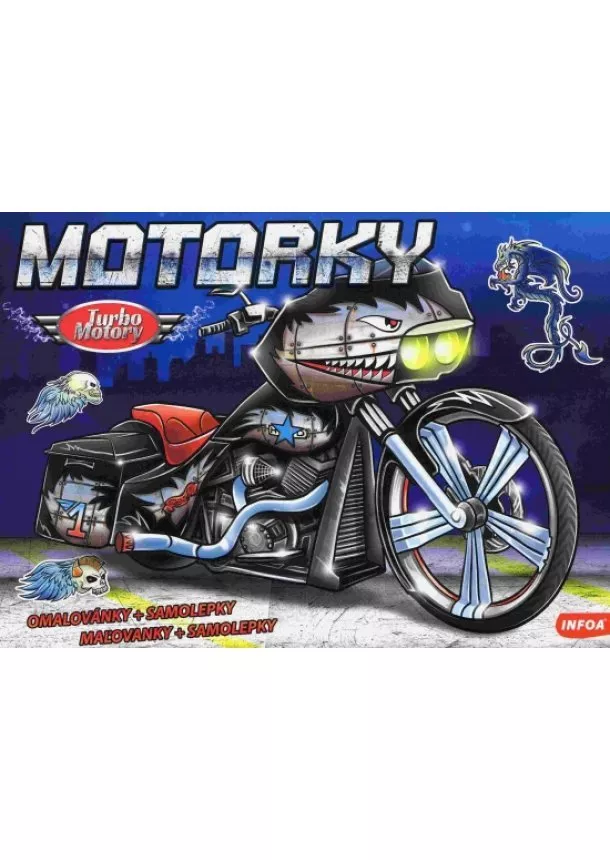autor neuvedený - Turbo Motory – Motorky + samolepky