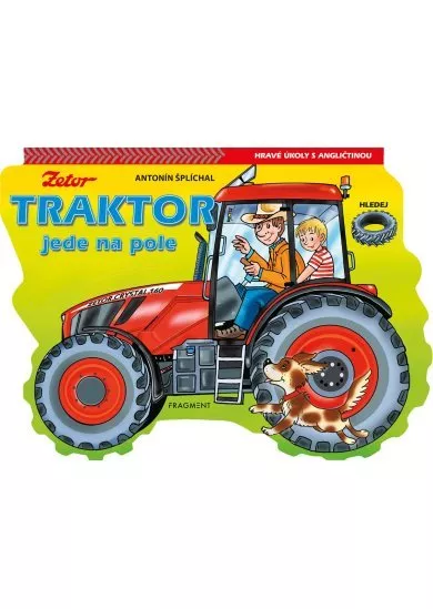 Traktor jede na pole