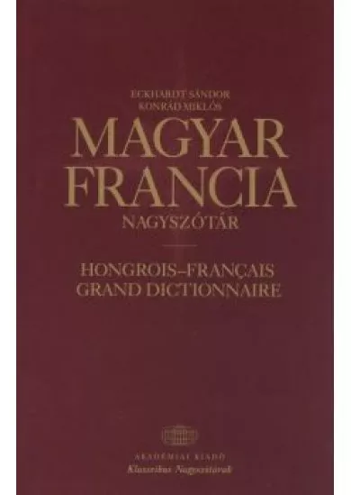 Magyar-francia nagyszótár /+net