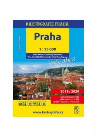 Praha – Velký atlas, 1 : 15 000