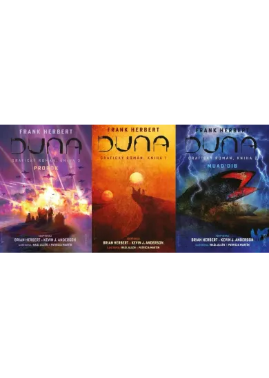 Kolekcia kníh DUNA grafický román Frank Herbert - ( komplet )