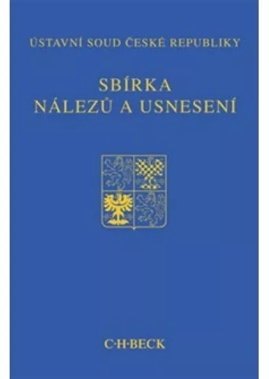 Sbírka nálezů a usnesení ÚS ČR, svazek 69 - + CD