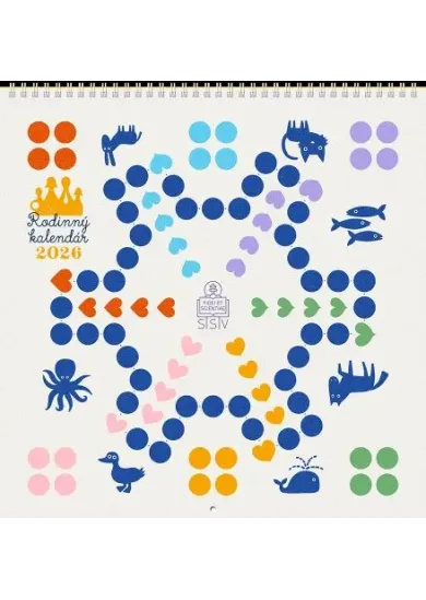 Rodinný kalendár 2026 - Kalendár 2026 rodinný, mesačný